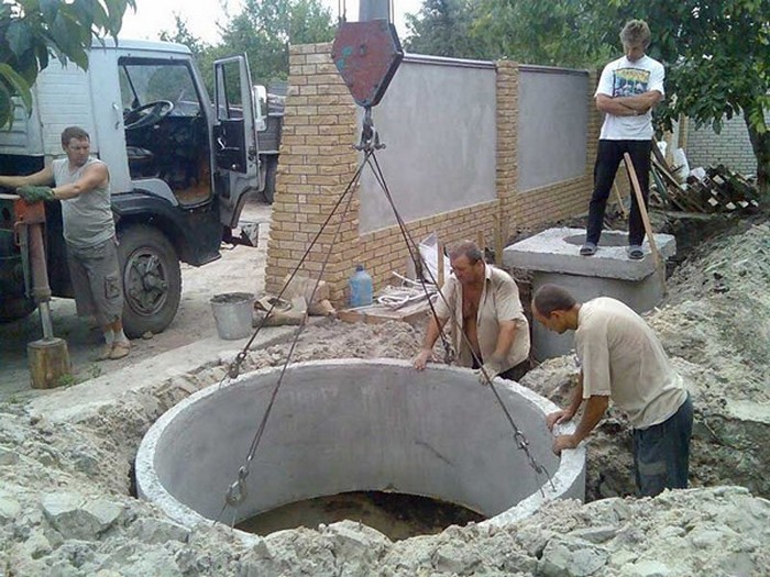 бетонные кольца для сливной ямы