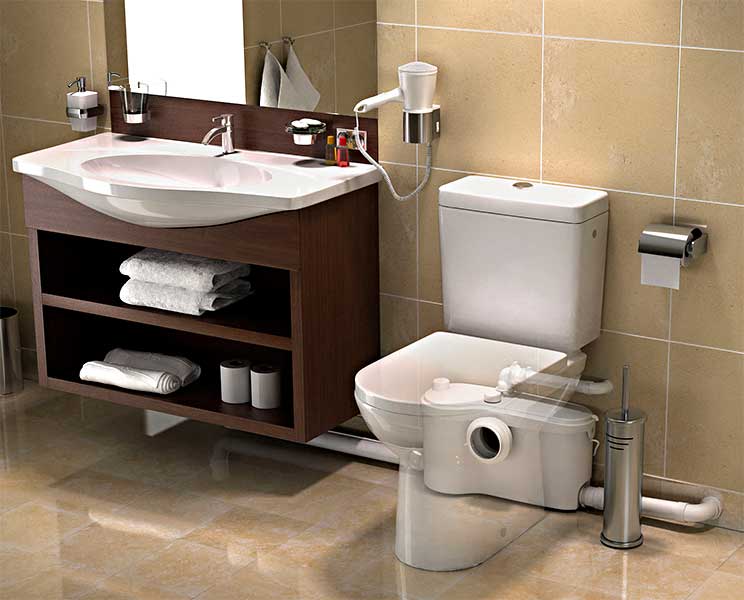 Канализационный насос для кухни в квартире под раковину