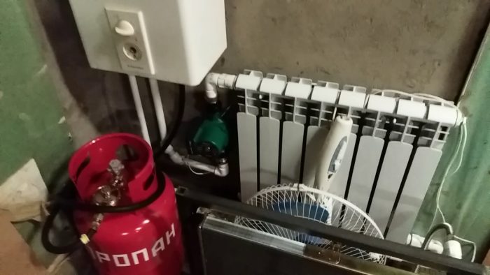 газовое отопление гаража
