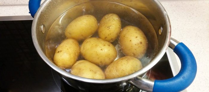отвар картошки для чистки рук