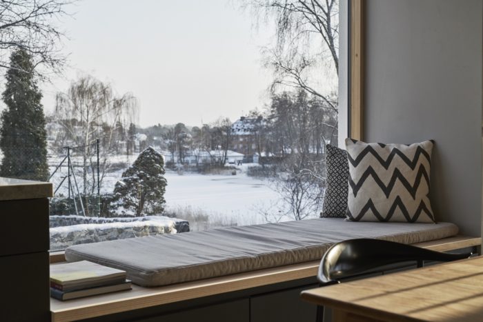 Вид из окна в Швеции