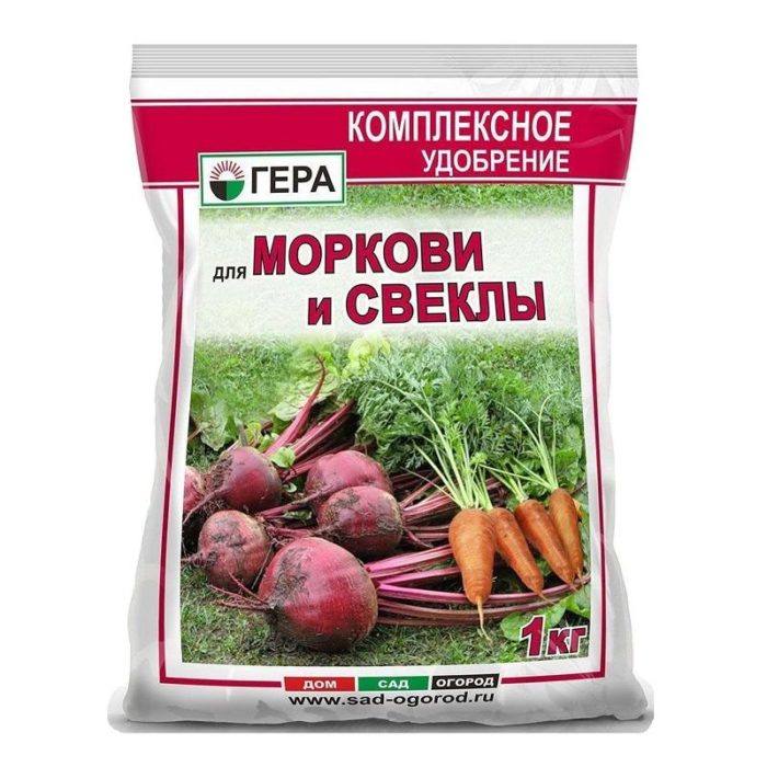 удобрение гера для моркови