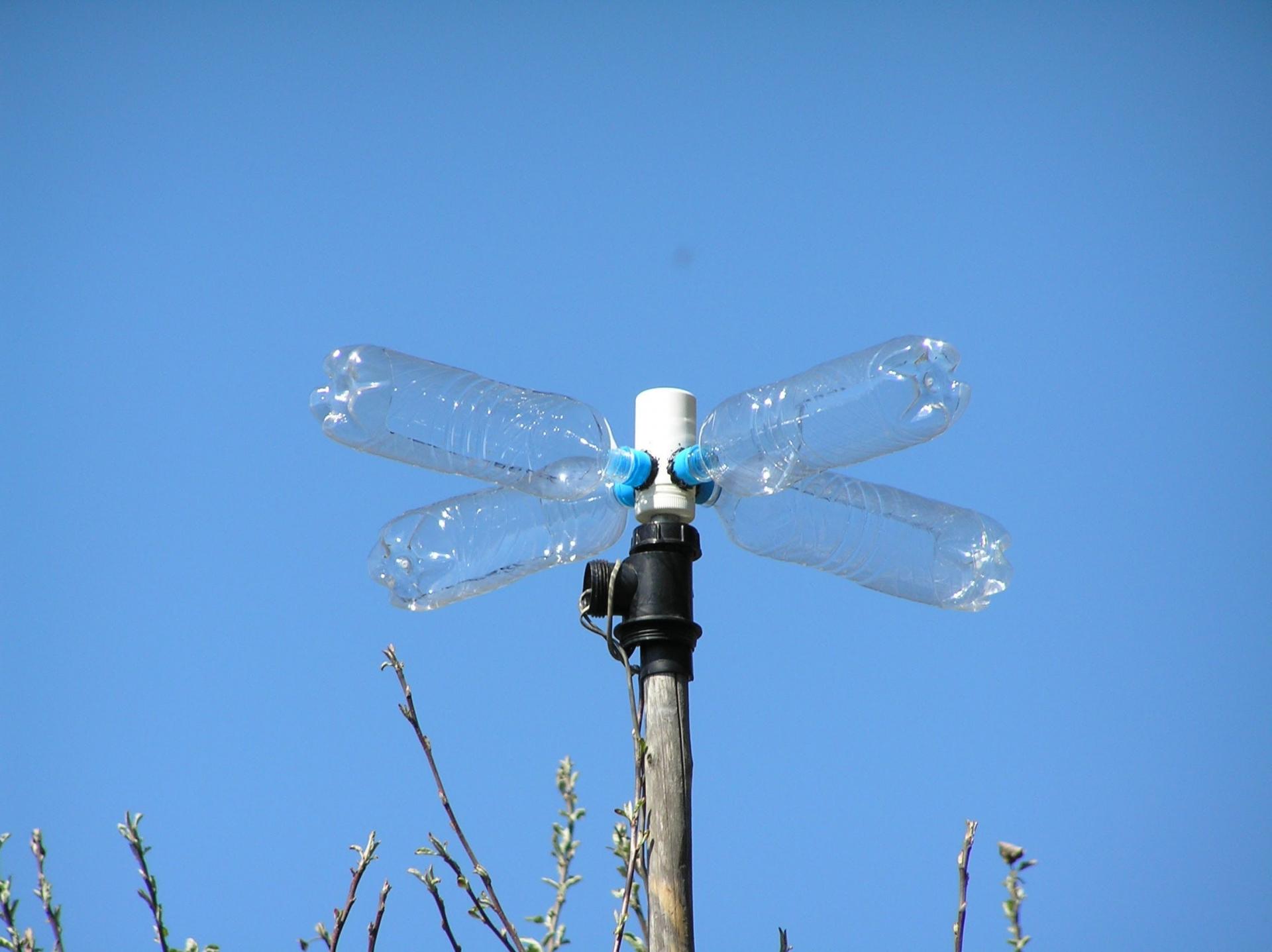 Электронный отпугиватель и ветряк своими руками от кротов и птиц