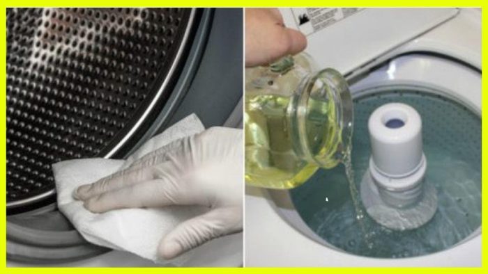чистим стиральную машинку перекисью водорода