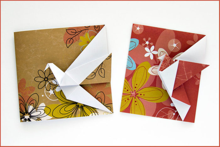 открытки оригами