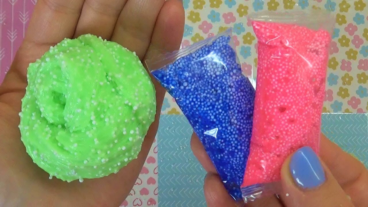 Как сделать слайм без клея и тетрабората лизуна без