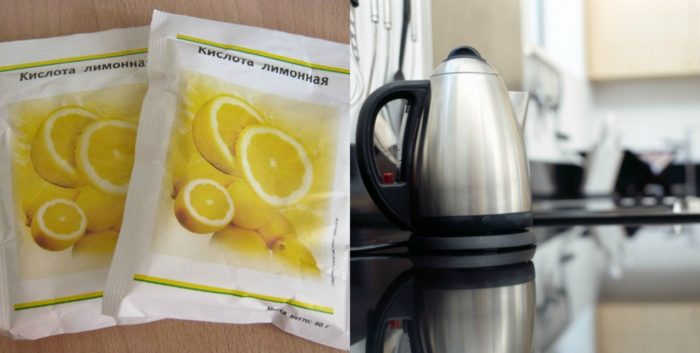 лимонная кислота для удаления накипи из чайника